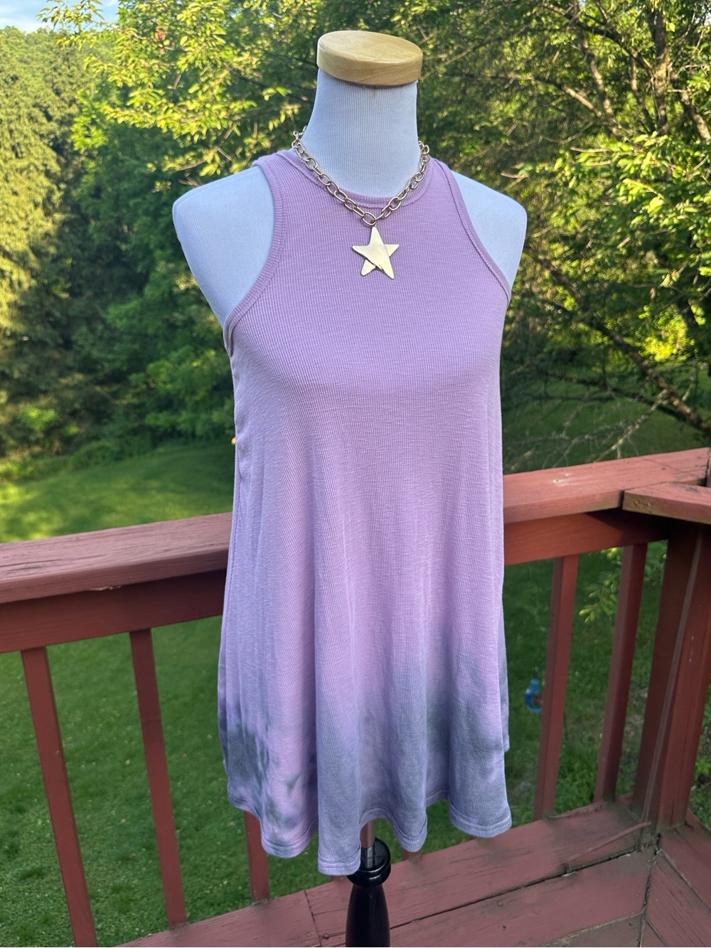 Free People Beach Lavender Tie Dye Dress